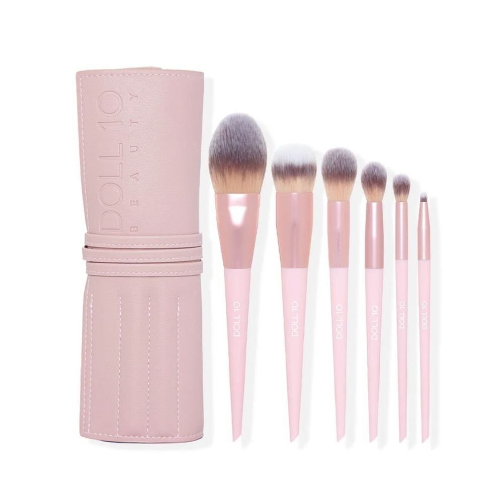 🤍New Doll 10 Beauty BRUSH IT OFF 6-PIECE PROFESSIONAL BRUSHES